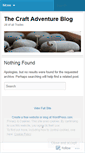Mobile Screenshot of craftadventureblog.wordpress.com
