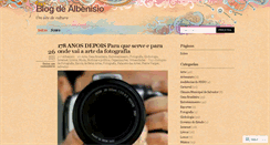 Desktop Screenshot of albenisio.wordpress.com