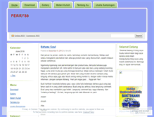 Tablet Screenshot of ferry88.wordpress.com
