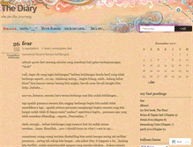 Tablet Screenshot of anintadiary.wordpress.com