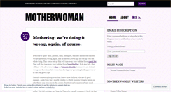 Desktop Screenshot of motherwoman.wordpress.com