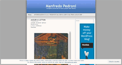 Desktop Screenshot of manfredopedroni.wordpress.com