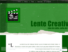 Tablet Screenshot of lentecreativo.wordpress.com