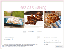 Tablet Screenshot of jessicathebaker.wordpress.com