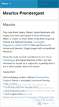 Mobile Screenshot of mauriceprendergast.wordpress.com
