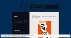 Desktop Screenshot of hayleyhardman.wordpress.com