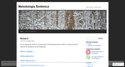Desktop Screenshot of investigaciontransdisciplinariauneve.wordpress.com