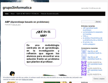 Tablet Screenshot of grupo3informatica.wordpress.com