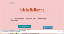 Desktop Screenshot of michellelianna.wordpress.com