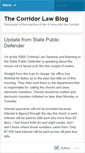 Mobile Screenshot of corridorlaw.wordpress.com