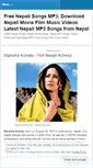 Mobile Screenshot of nepalisongs.wordpress.com