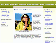 Tablet Screenshot of nepalisongs.wordpress.com