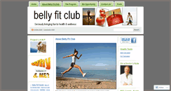 Desktop Screenshot of bellyfitclub.wordpress.com