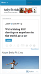 Mobile Screenshot of bellyfitclub.wordpress.com