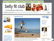 Tablet Screenshot of bellyfitclub.wordpress.com