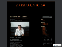 Tablet Screenshot of cakolli.wordpress.com