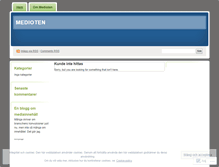 Tablet Screenshot of medioten.wordpress.com