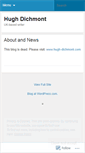 Mobile Screenshot of hughdichmont.wordpress.com