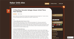 Desktop Screenshot of kabarunikzz.wordpress.com