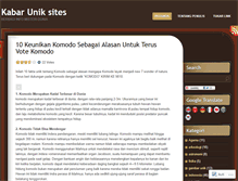 Tablet Screenshot of kabarunikzz.wordpress.com