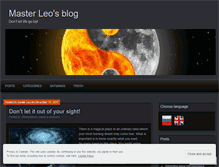 Tablet Screenshot of masterleoen.wordpress.com