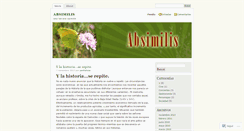 Desktop Screenshot of absimilis.wordpress.com