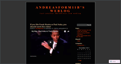 Desktop Screenshot of andreasform11b.wordpress.com