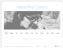 Tablet Screenshot of cianciomariapina.wordpress.com