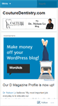 Mobile Screenshot of couturedentist.wordpress.com