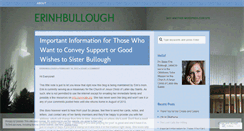 Desktop Screenshot of erinhbullough.wordpress.com