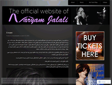 Tablet Screenshot of maryamjalali.wordpress.com