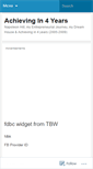 Mobile Screenshot of achievingin4years.wordpress.com