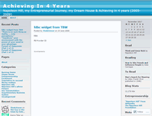 Tablet Screenshot of achievingin4years.wordpress.com