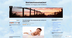 Desktop Screenshot of bentengkesehatanumat.wordpress.com