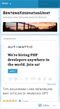 Mobile Screenshot of bentengkesehatanumat.wordpress.com