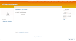 Desktop Screenshot of chispacentrohispano.wordpress.com