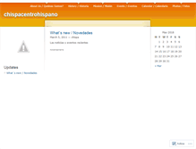 Tablet Screenshot of chispacentrohispano.wordpress.com