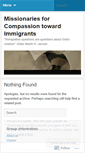 Mobile Screenshot of missionariesforcompassion.wordpress.com