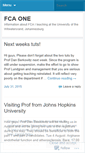 Mobile Screenshot of fcaone.wordpress.com
