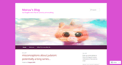 Desktop Screenshot of meiravsblog.wordpress.com