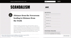 Desktop Screenshot of journalismscandals.wordpress.com