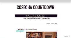 Desktop Screenshot of cosechacountdown.wordpress.com