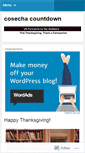 Mobile Screenshot of cosechacountdown.wordpress.com