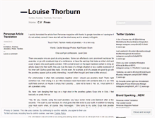 Tablet Screenshot of louisethorburn.wordpress.com