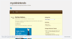 Desktop Screenshot of myoldnintendo.wordpress.com