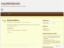 Tablet Screenshot of myoldnintendo.wordpress.com