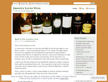 Tablet Screenshot of kristenloveswine.wordpress.com