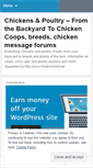 Mobile Screenshot of poultry.wordpress.com