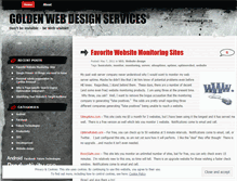 Tablet Screenshot of goldenwebs.wordpress.com