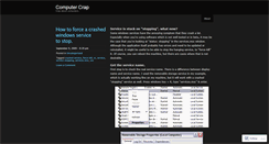 Desktop Screenshot of computercrap.wordpress.com